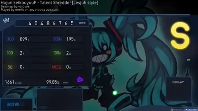 Skin screenshot - Ranking panel