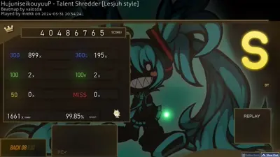 Skin screenshot - Ranking panel (Strike ver.)